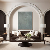 Sleek Modern Minimalist Canvas Painting – Contemporary Abstract Wall Art for Living Room, Bedroom, and Office Décor – Clue Art #247