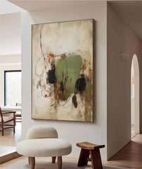 Whisper of Nature Modern Abstract Canvas Wall Decor – Elegant Texture – Clue Art #311