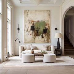 Whisper of Nature Modern Abstract Canvas Wall Decor – Elegant Texture – Clue Art #311