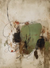 Whisper of Nature Modern Abstract Canvas Wall Decor – Elegant Texture – Clue Art #311