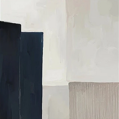 Large Minimalist Geometric Painting Modern Abstract Canvas Wall Art for Living Room, Bedroom, and Office Décor – Clue Art #139