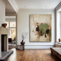 Whisper of Nature Modern Abstract Canvas Wall Decor – Elegant Texture – Clue Art #311