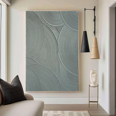 Sleek Modern Minimalist Canvas Painting – Contemporary Abstract Wall Art for Living Room, Bedroom, and Office Décor – Clue Art #247