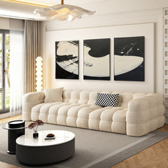 Lunar Phases Abstract Black and White Triptych Canvas Art for Living Room, Bedroom, and Office Décor – Clue Art #239