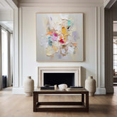 Abstract Rhapsody – Vibrant Colorful Canvas Wall Art for Creative Living Rooms, Bedrooms, and Office Décor – Clue Art #039