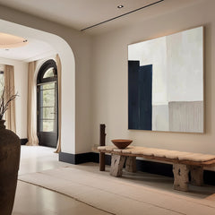 Large Minimalist Geometric Painting Modern Abstract Canvas Wall Art for Living Room, Bedroom, and Office Décor – Clue Art #139