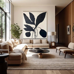 Contemporary Modern Minimalist Canvas Art – Elegant Abstract Wall Decor for Living Room, Bedroom, and Office – Clue Art #582