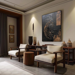 Textured Black Wabi-Sabi Wall Art Luxury Modern Canvas for Living Room, Bedroom, and Office Décor – Clue Art #293